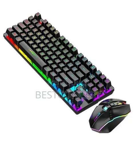 R905 Raiku RGB Gaming Wireless Keyboard and Mouse Combo