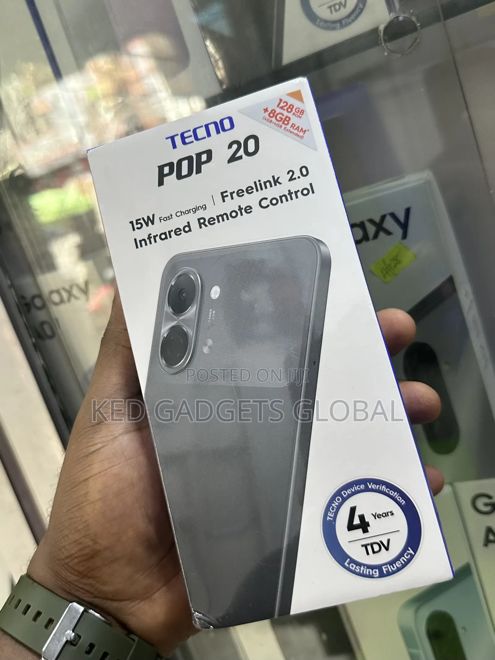 New Tecno Pop 20 128 GB Black