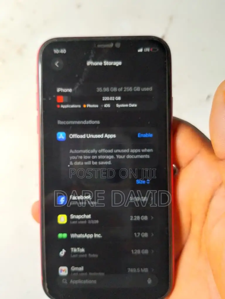 Apple iPhone 11 256 GB Red