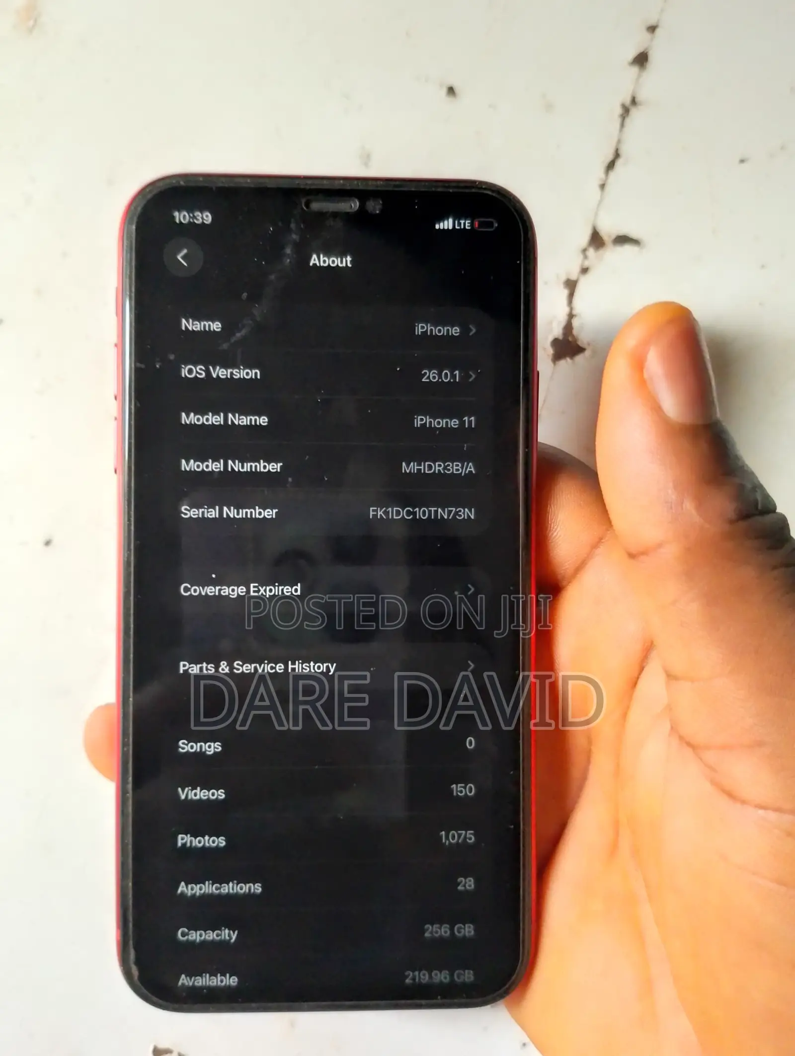 Apple iPhone 11 256 GB Red