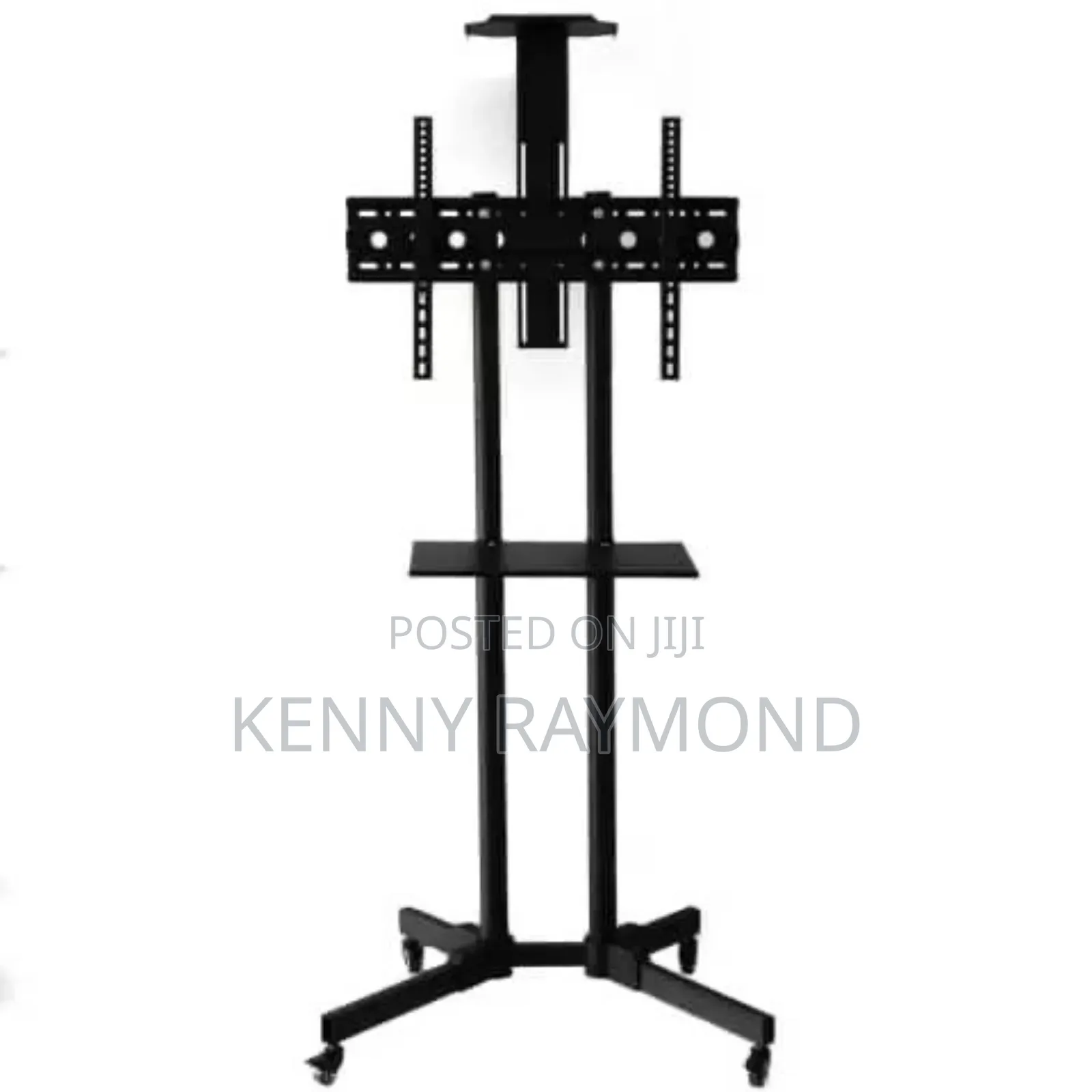 Movable Television Stand With Iron Base