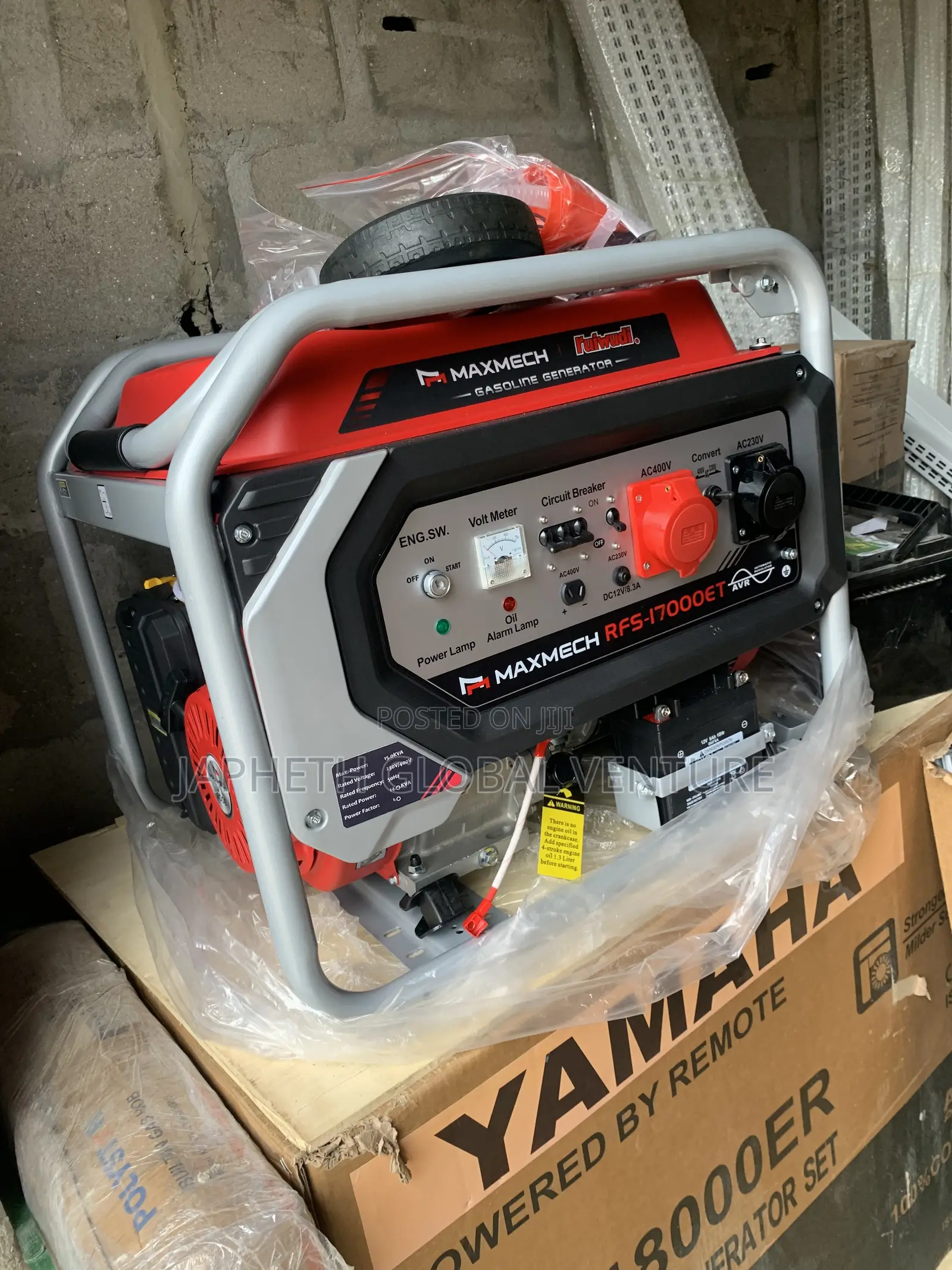Maxmech Three-Phase 15kva Generator – Strong Fuel Efficient