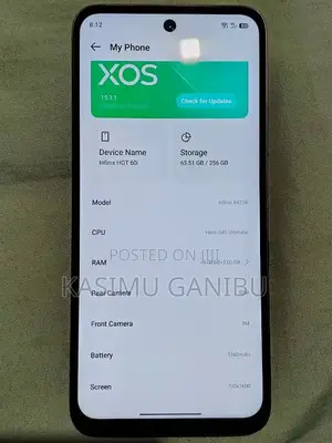 Infinix Hot 60i 128 GB Silver