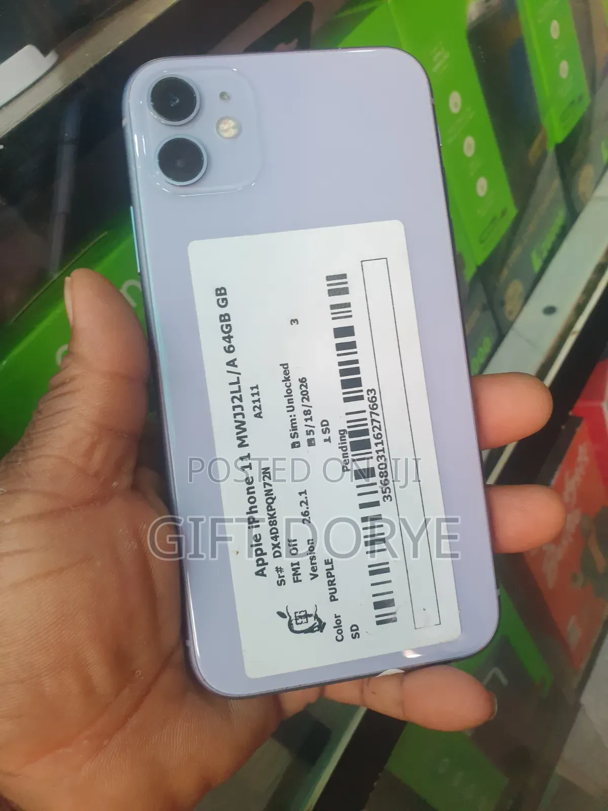 Apple iPhone 11 64 GB Purple
