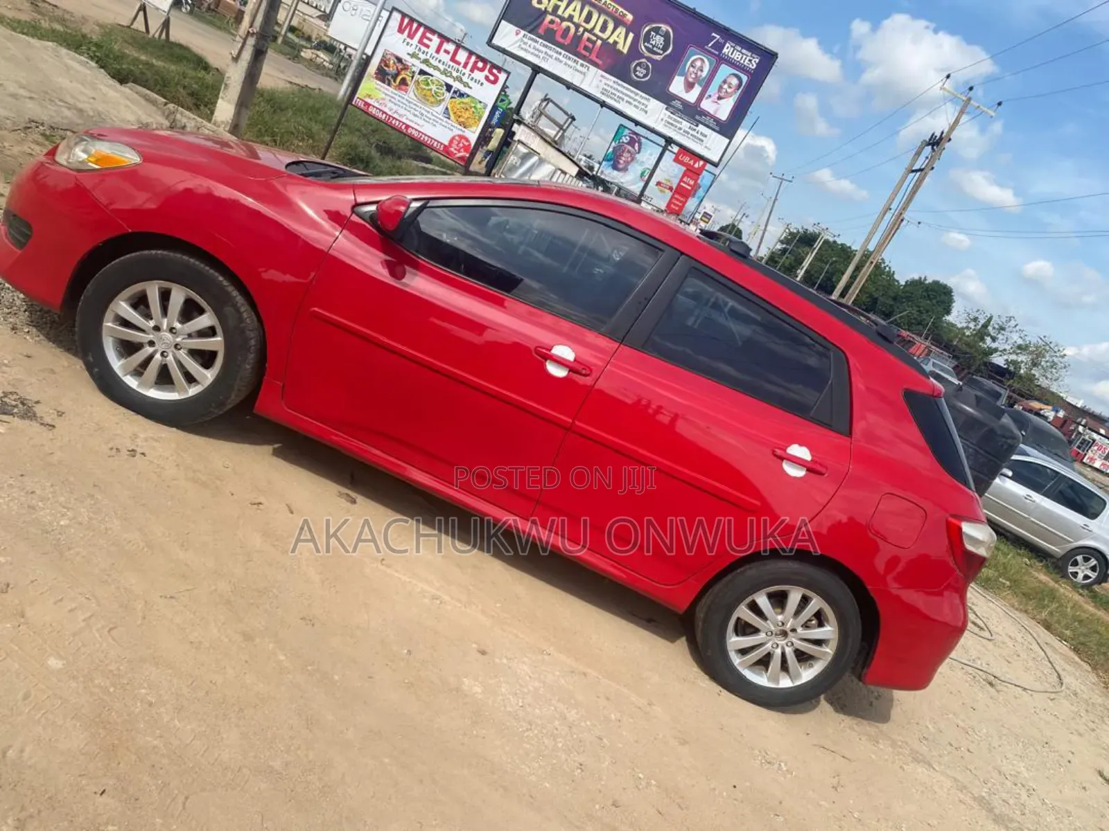 Toyota Matrix 2012 Red