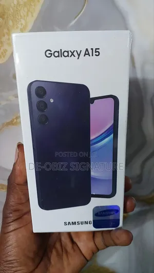 New Samsung Galaxy A15 5G 128 GB Black