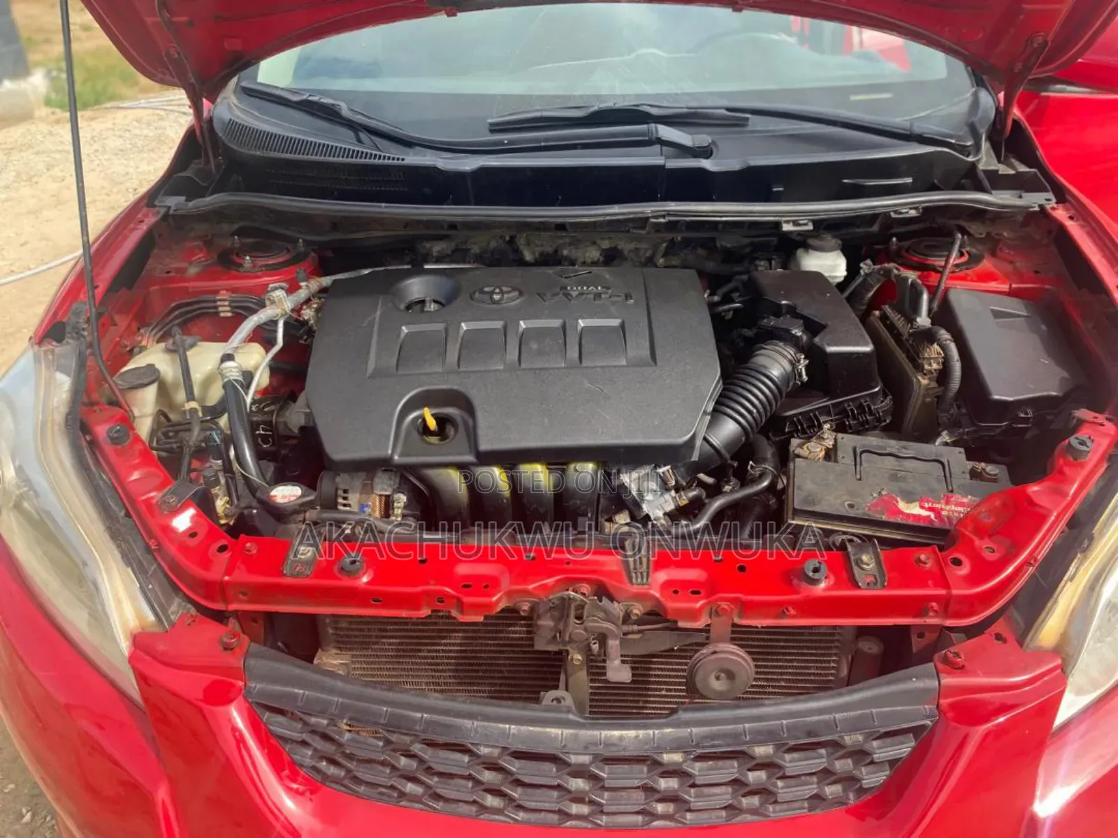 Toyota Matrix 2012 Red