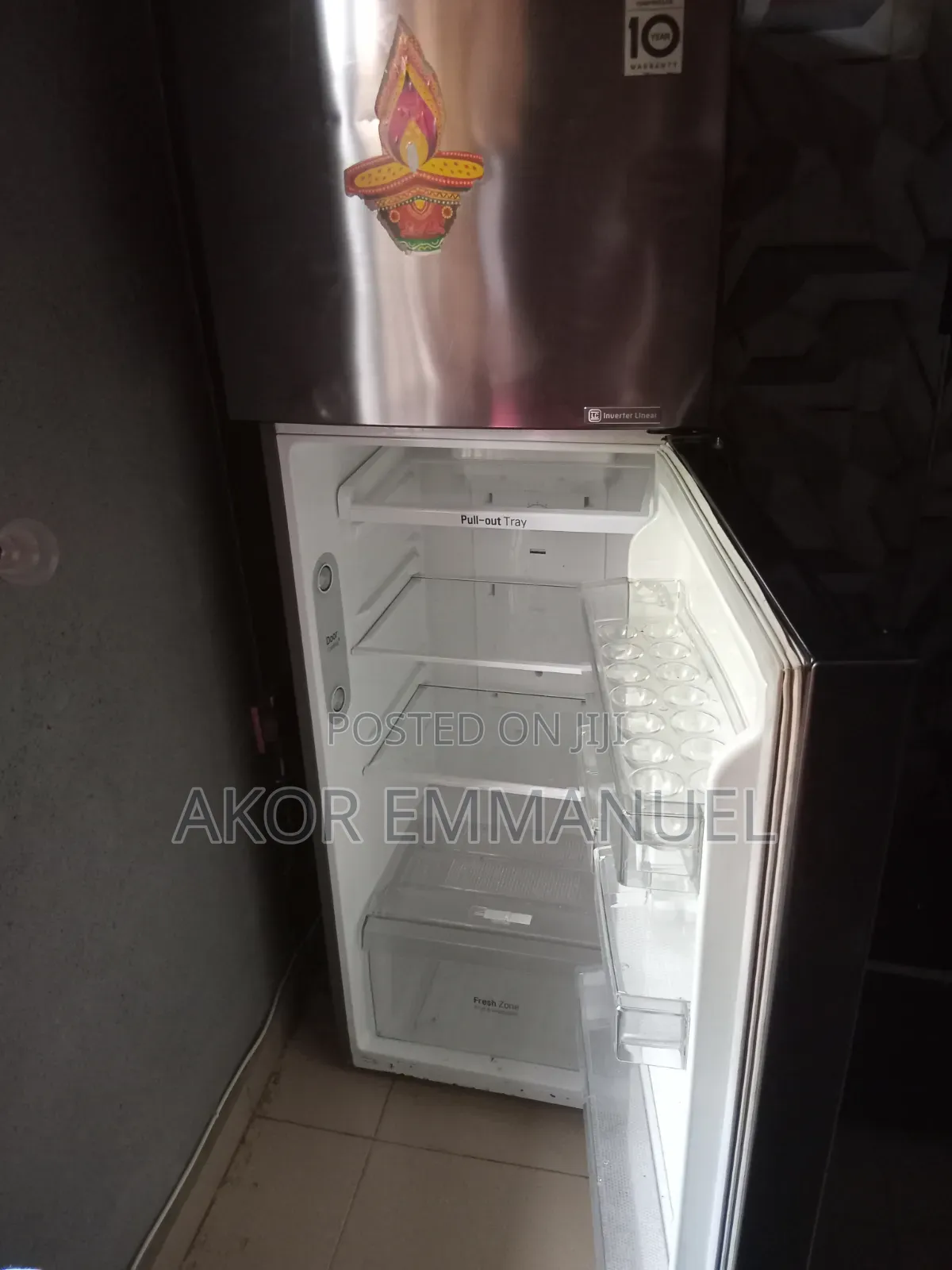 Lg Dubble Door Fridge.