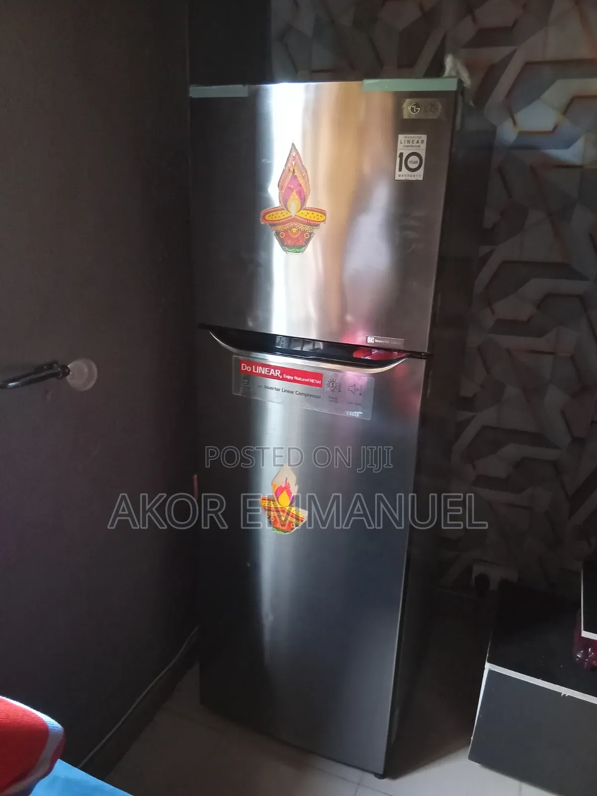 Lg Dubble Door Fridge.