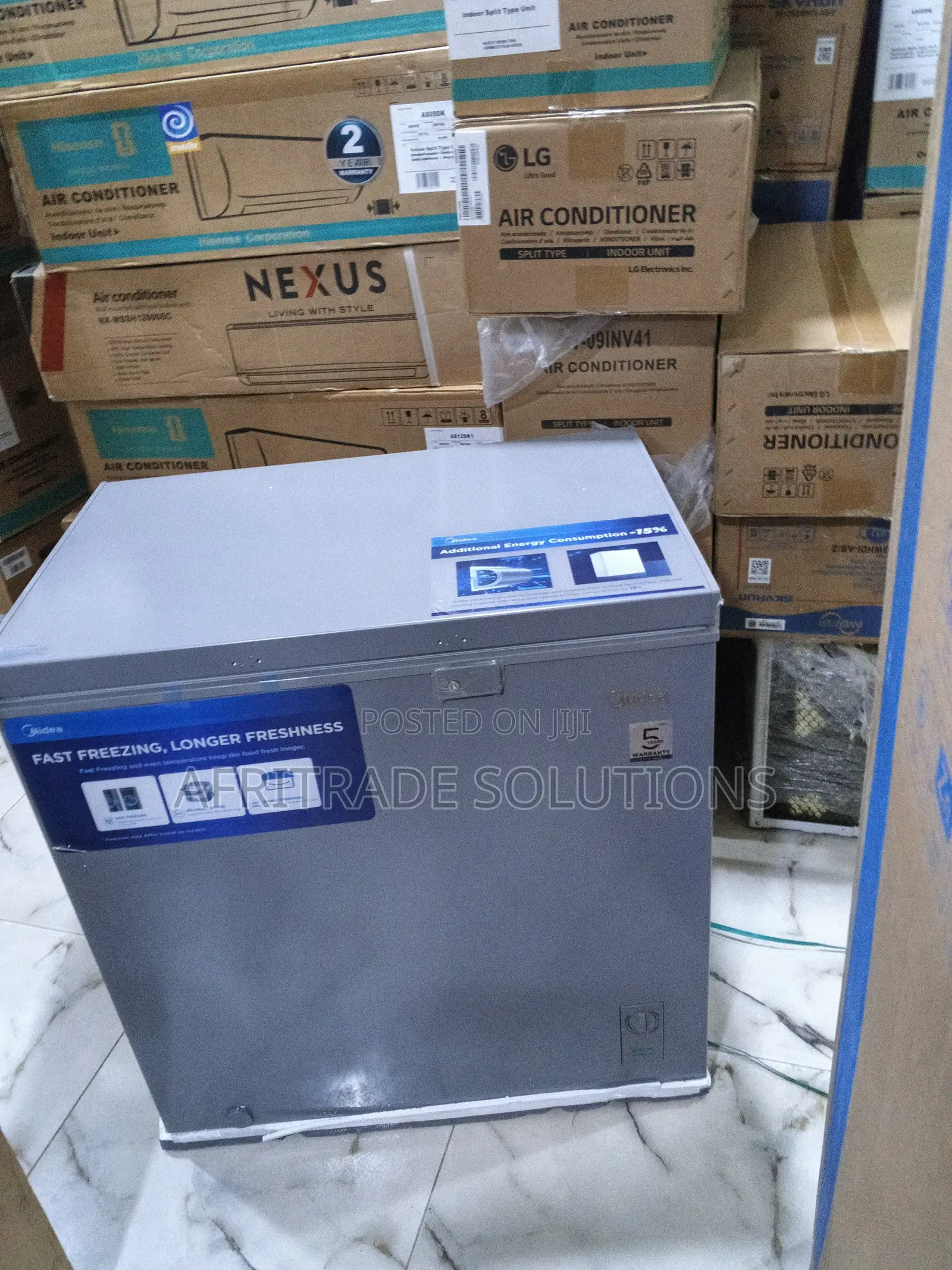 Midea 198l Freezer – Ideal for Homes Mini Marts - AfriTrade Solutions ...