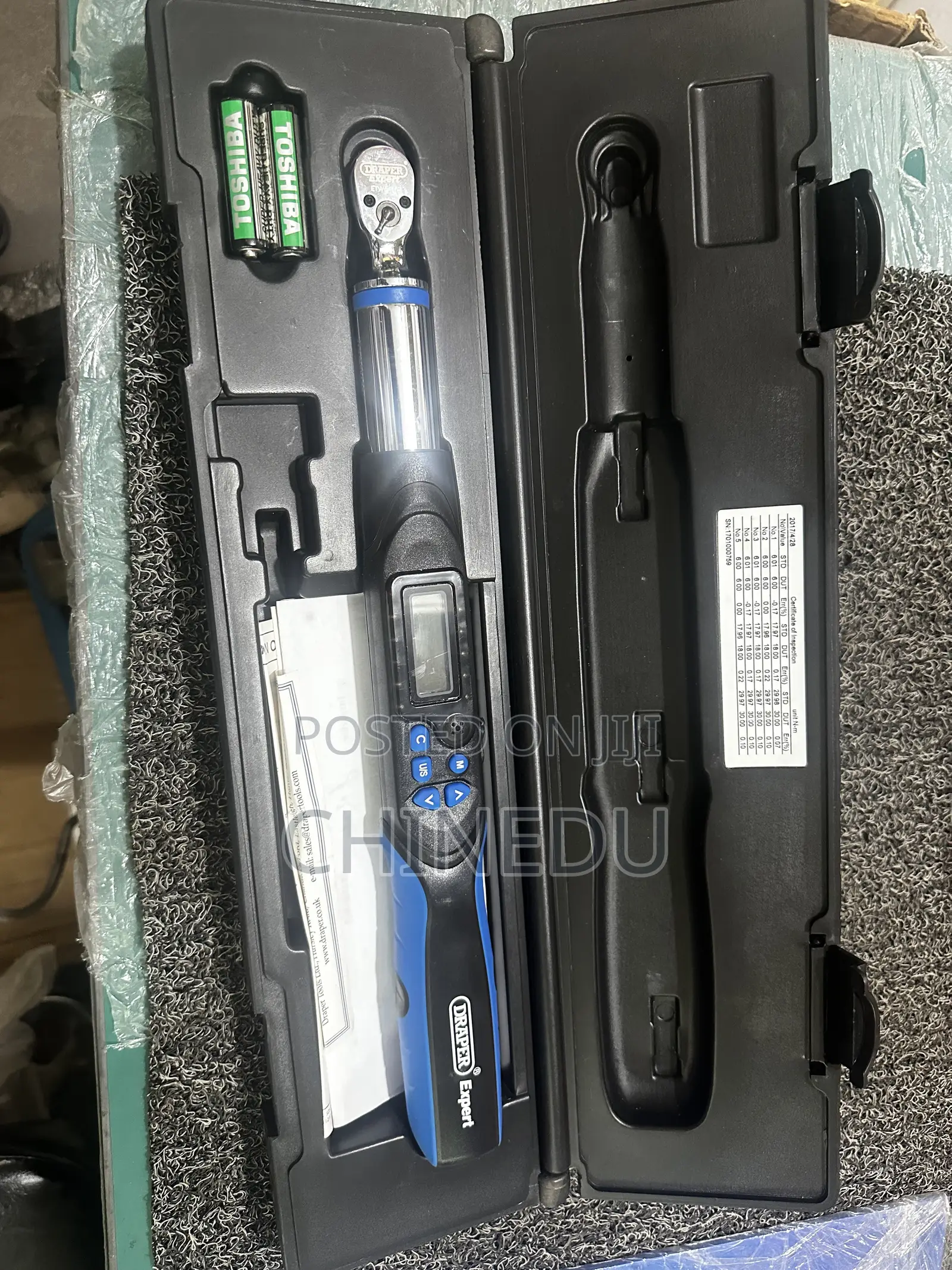 Digital Electronic Torque Wrench 1/4”