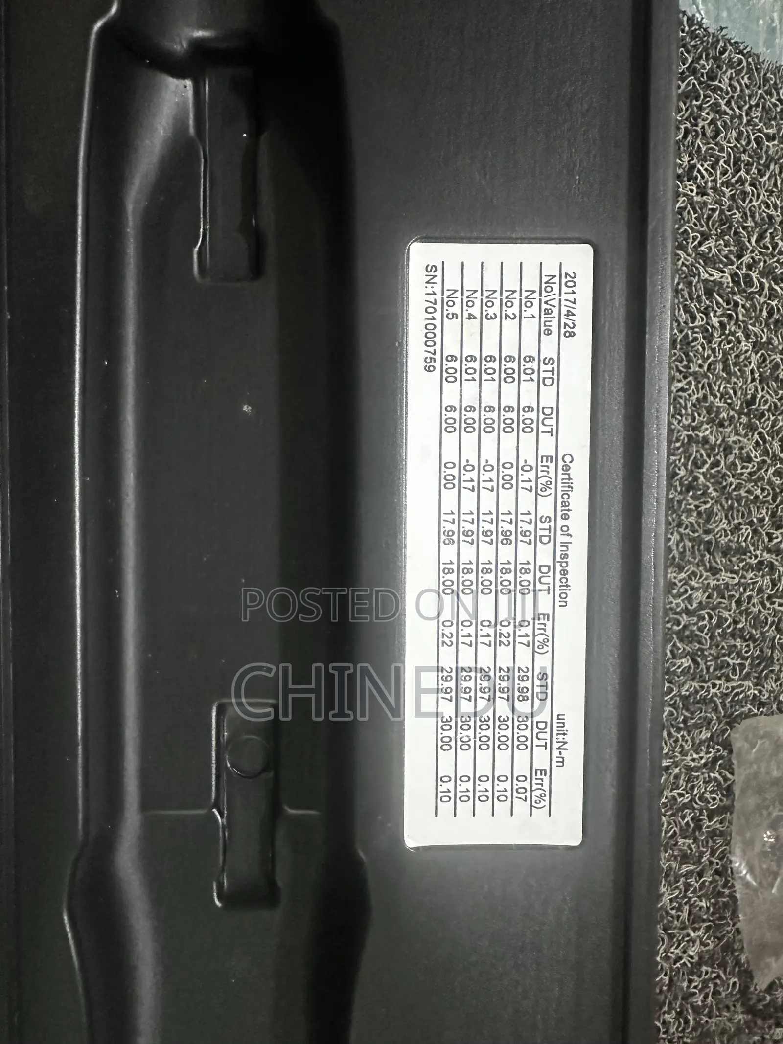 Digital Electronic Torque Wrench 1/4”