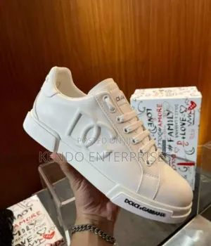 White Dolce and Gabbana Sneakers