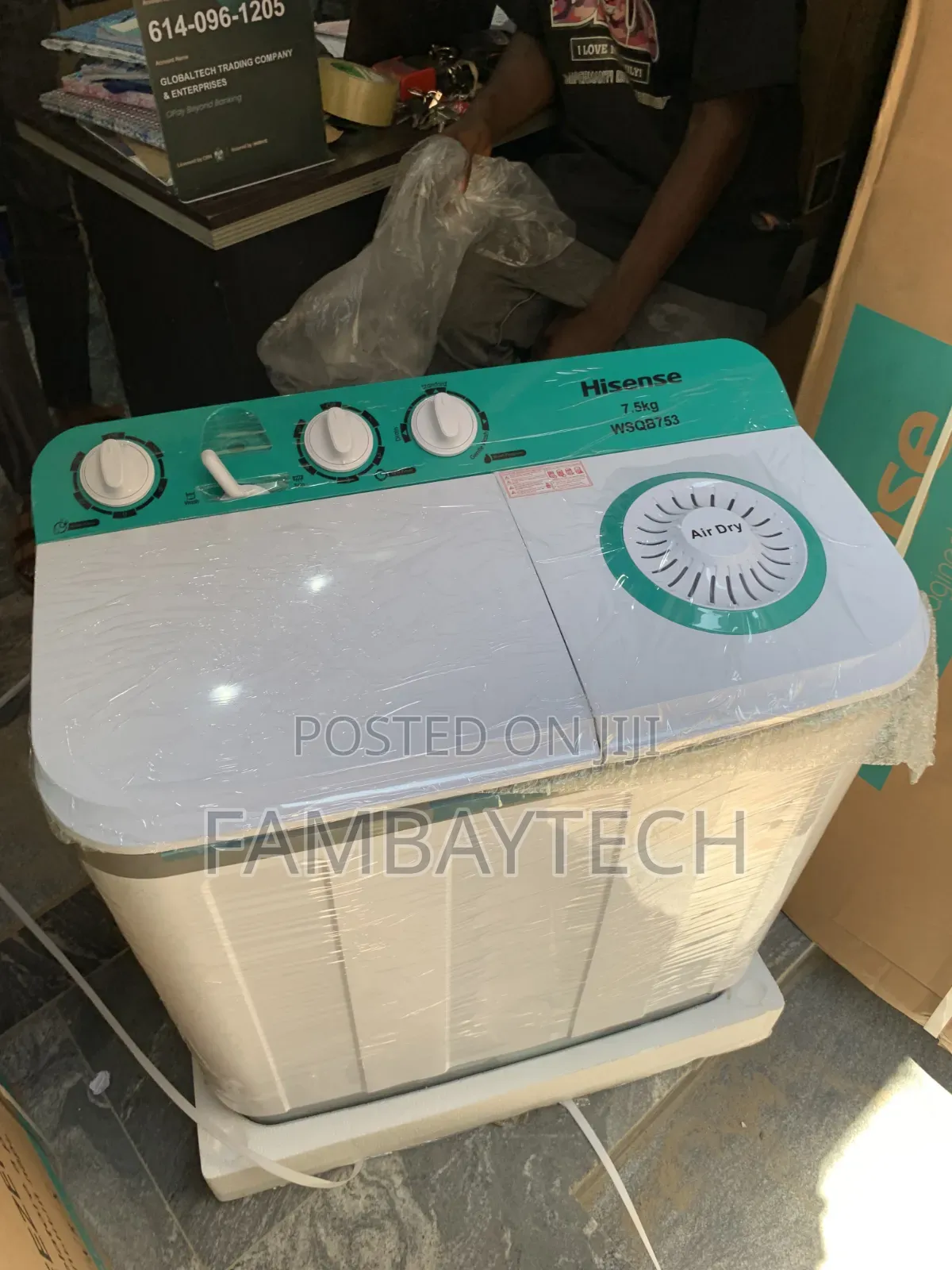 Hisense 7.5kg Washing Machine – Fast and Efficient