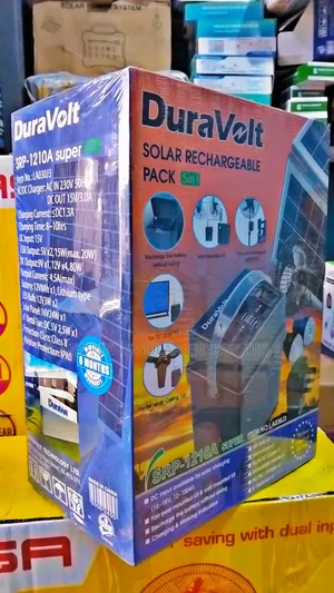 5 in 1 Duravolt Solar Rechargeable Pack