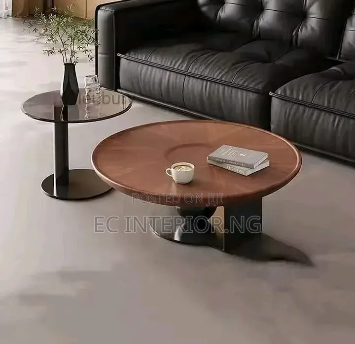 Nordic Minimalist Round Coffee