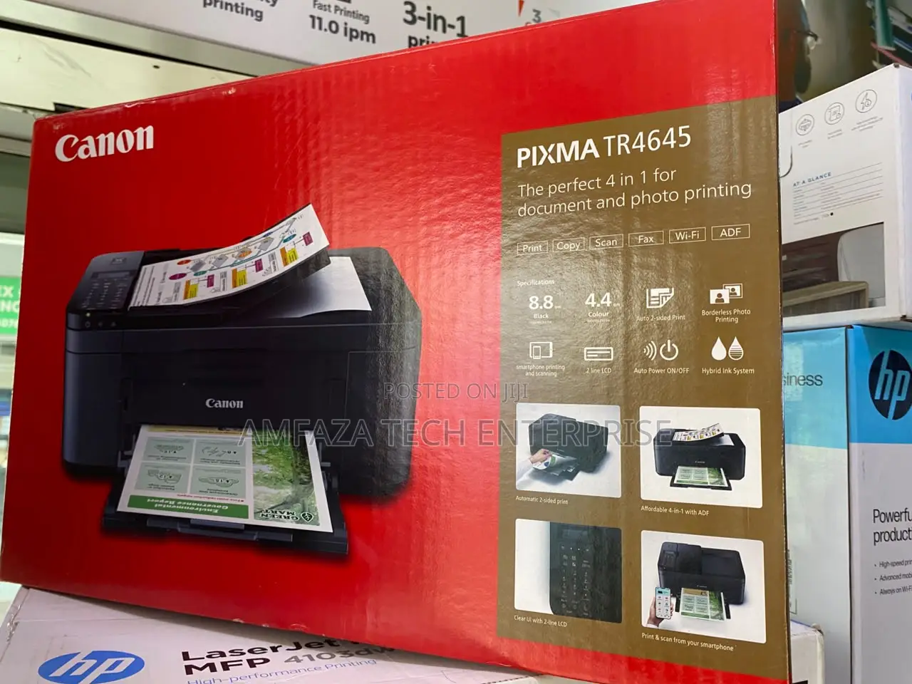 Pixma Tr4645 4-in-1 Wireless Inkjet Printer