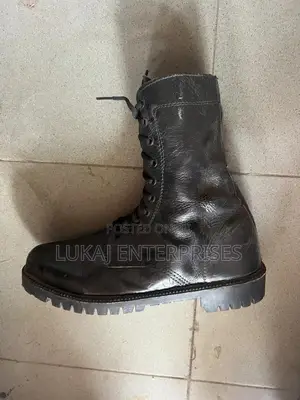R Cow Leather Security Boots
