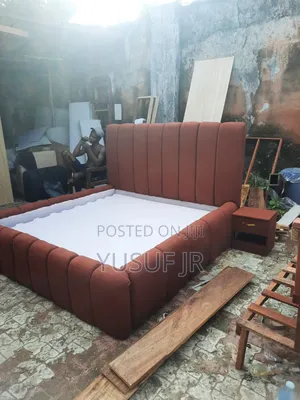 Bed Frame 6 by 6 With One Side Drawer Available for Instant Pick Up