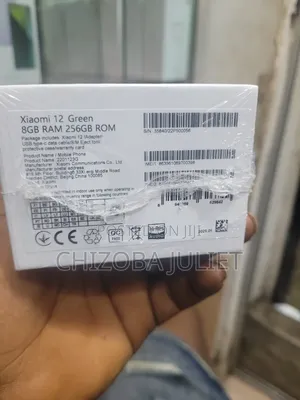New Xiaomi 12 256 GB Green