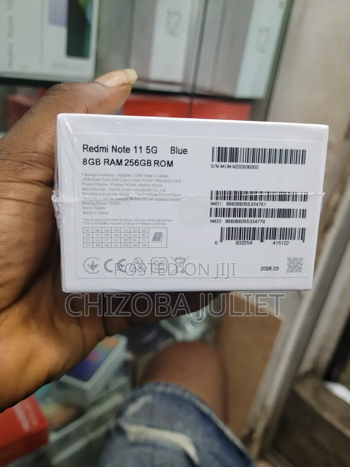 New Xiaomi Redmi Note 11 256 GB Blue