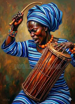 The Yoruba Female Drummer