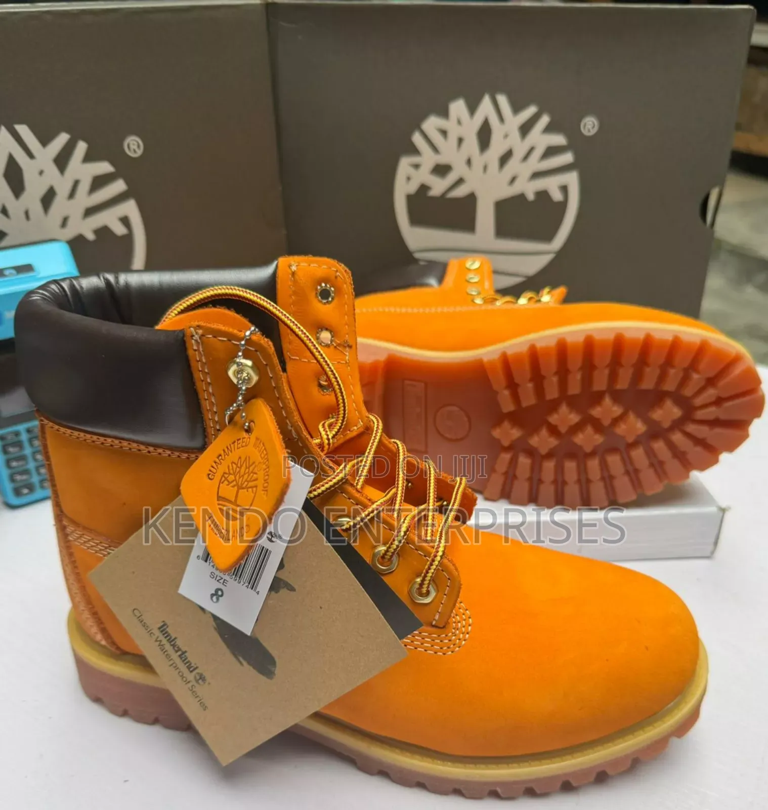 Yellow Timberland With Box