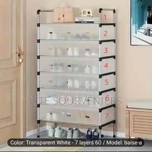 Dustproff 7layer Shoe Rack