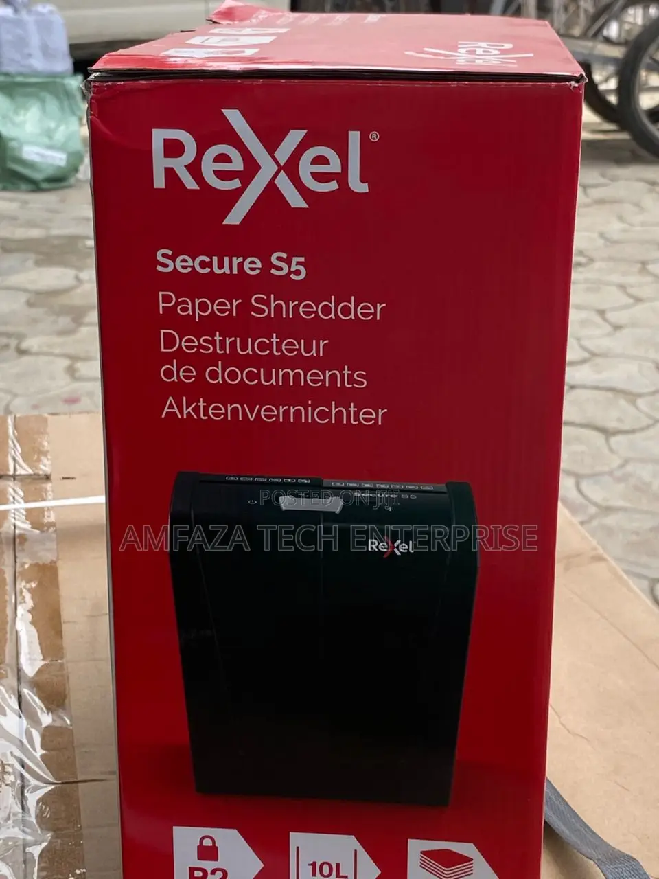 Rexel Secure S5 Shredder Straight Cut Shredder