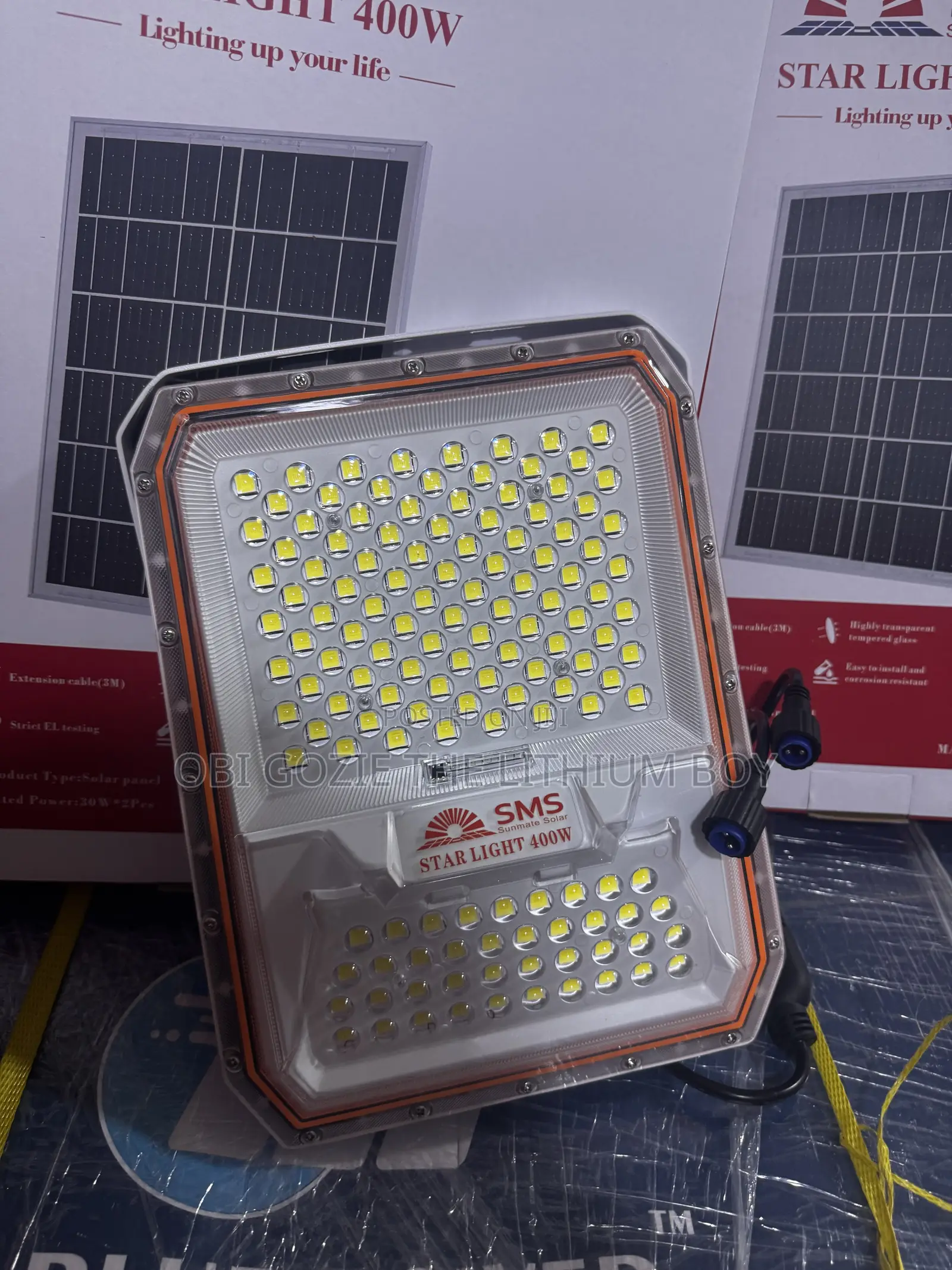 400w SMS Solar Flood Start Light 2027