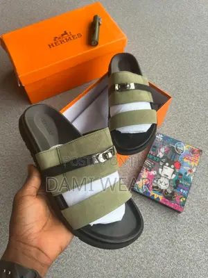 Hermes Leather Slide