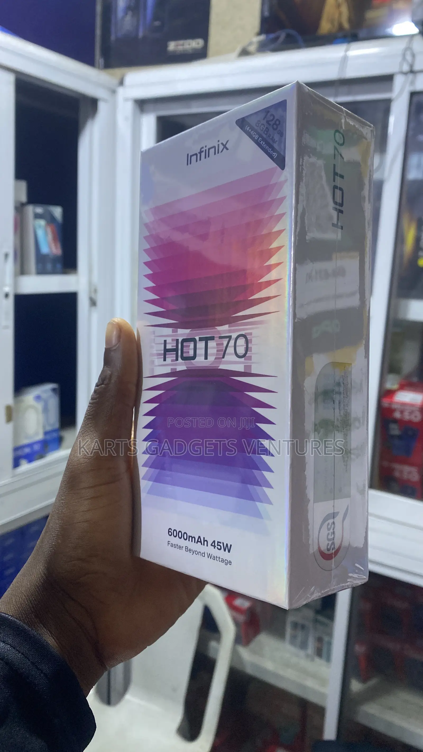 New Infinix Hot 70 128 GB Silver