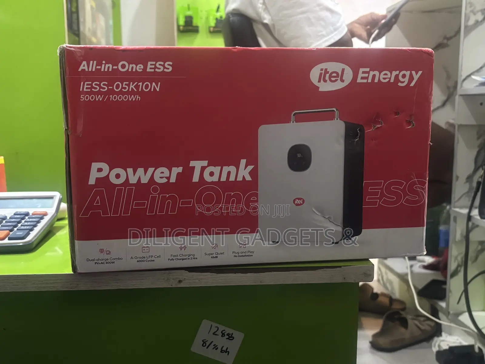 Itel Powertank 500watts 1kwh