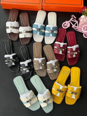 Luxury Hermes Oran Slippers