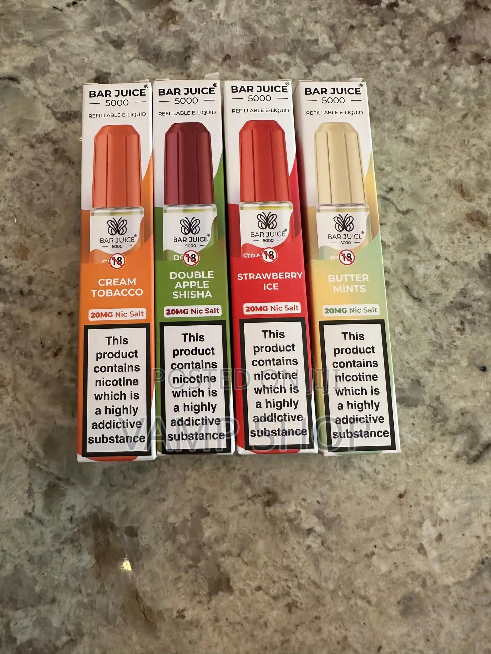 Refillable Bar Juice