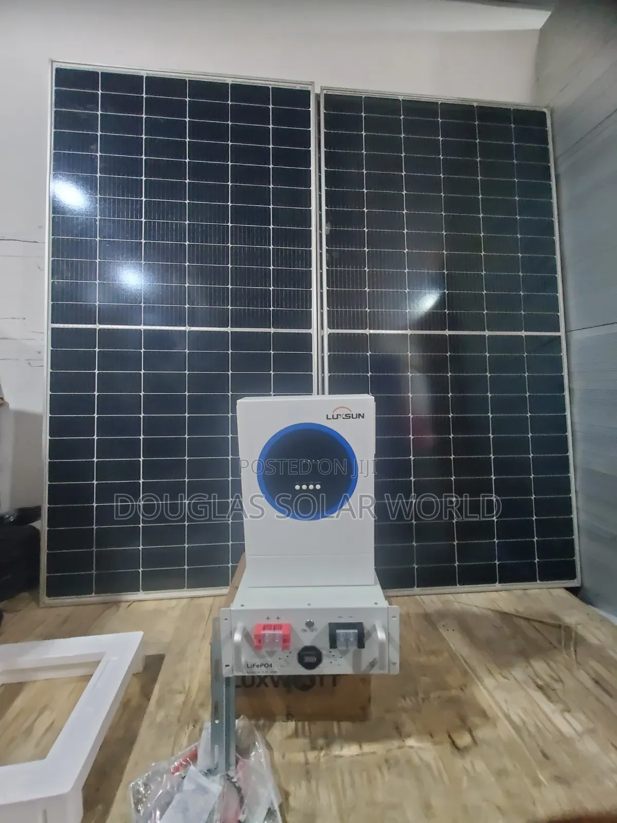 Lux 4.2kva Inverter, 3kwh Battery, 2unit 650w Solar Panel Solution