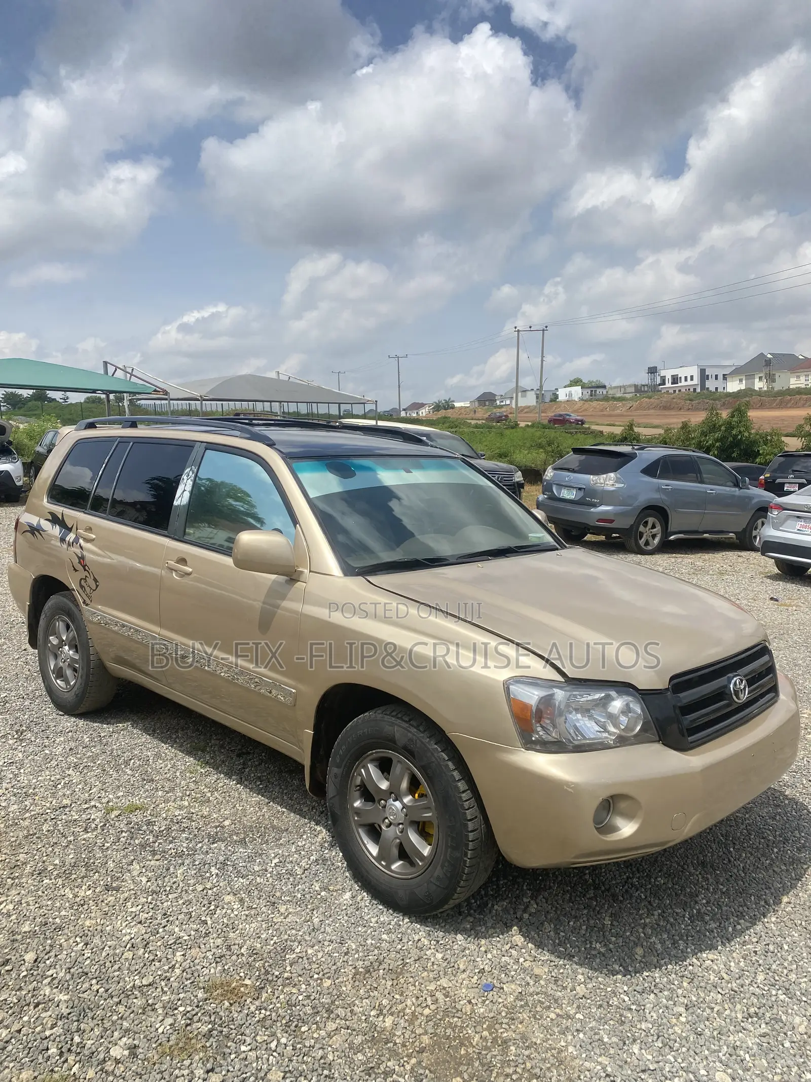 Toyota Highlander 2007 Gold