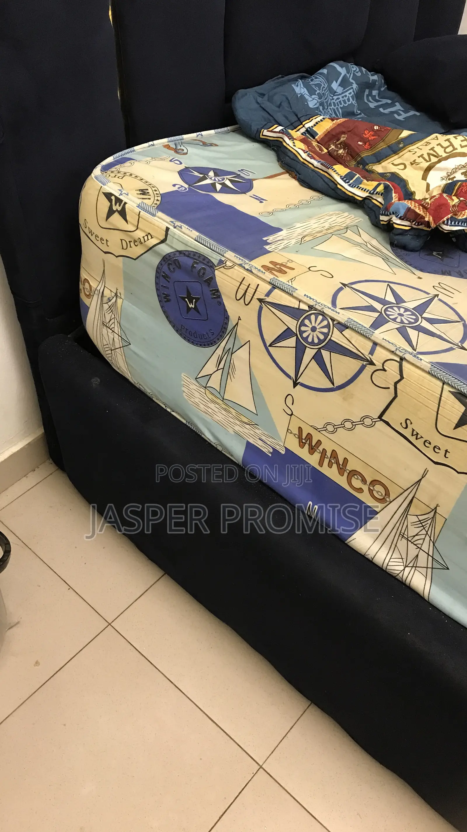 6 by 4 and Half by 16 Inches High Quality Mattress With Bed Frame