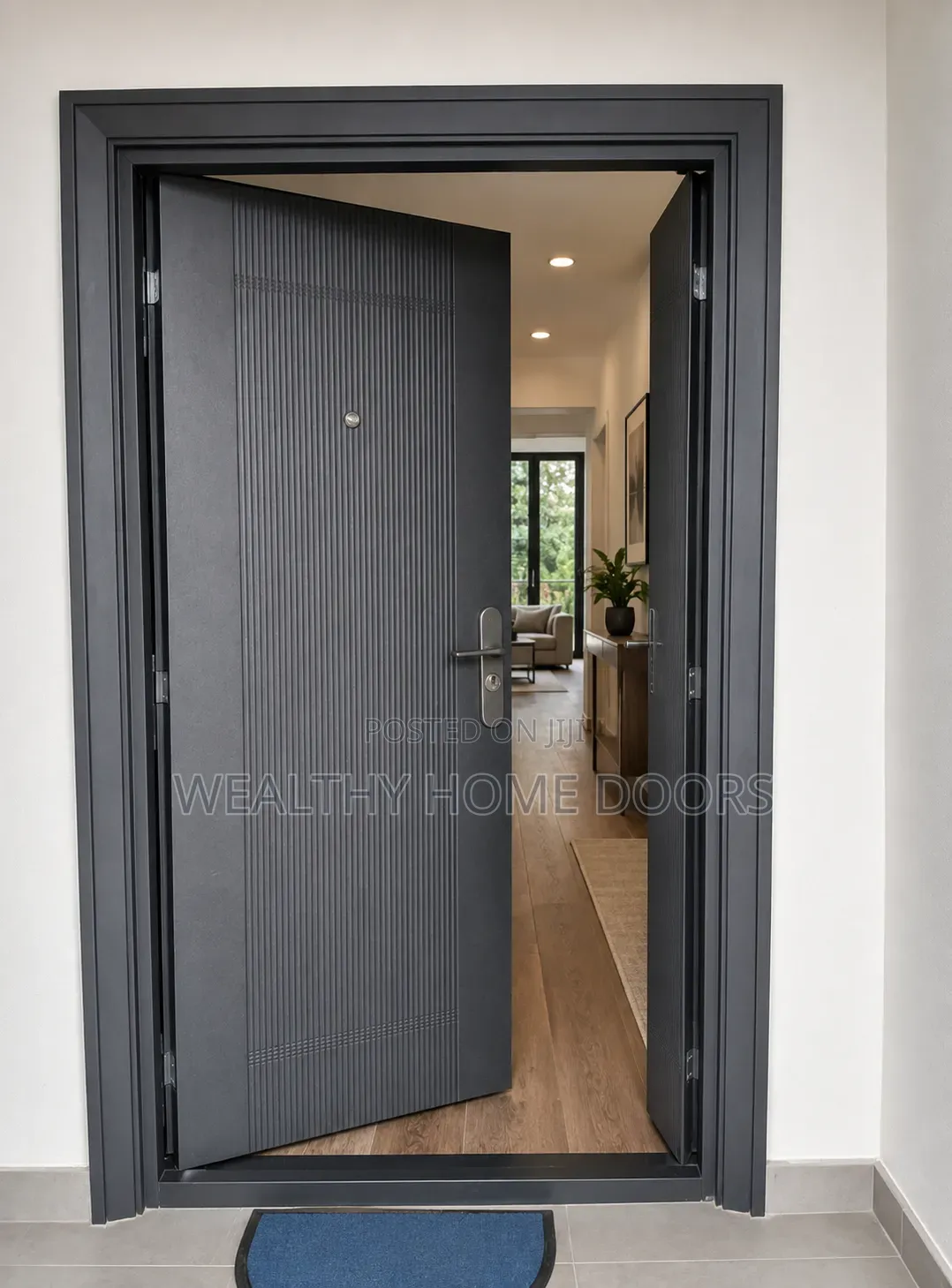 High-Quality 4ft Steel Entrance Doors