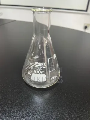 Erlenmeyer (Conical) Flask, Narrow Neck, 100 Ml Material: Pyrex