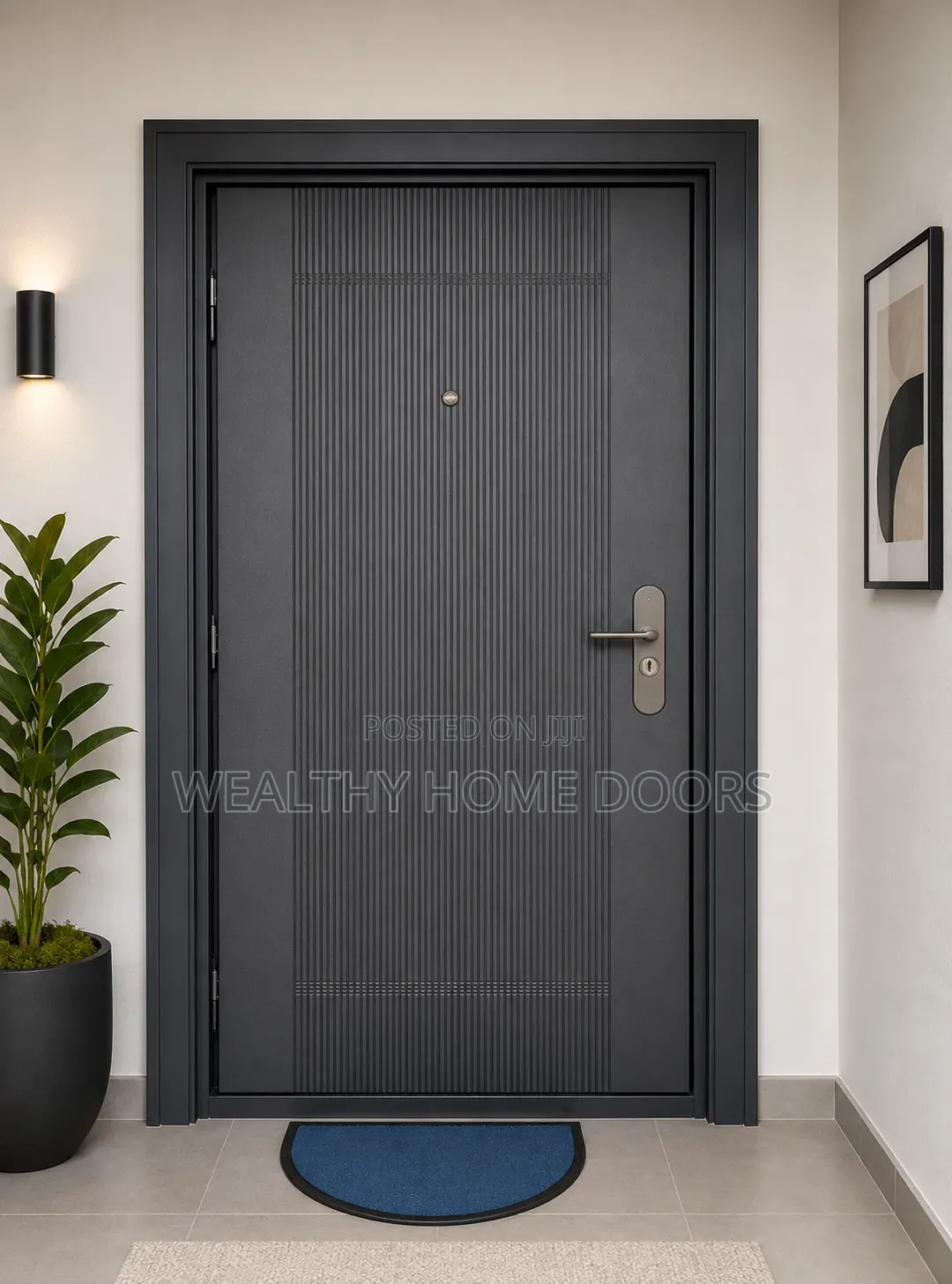 High-Quality 4ft Steel Entrance Doors