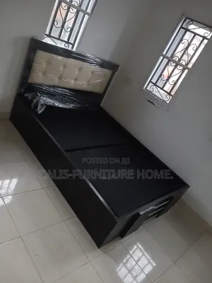 6ft X 4.5ft Bedframe. Dark Brown