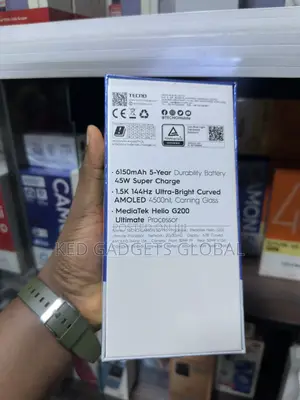 New Tecno Camon 50 Pro 256 GB Black