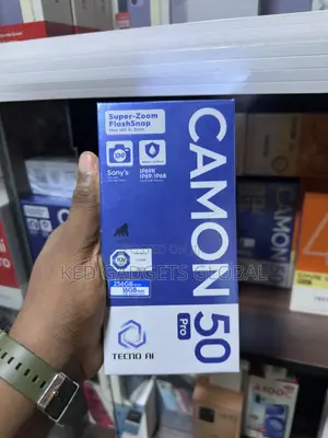New Tecno Camon 50 256 GB Black
