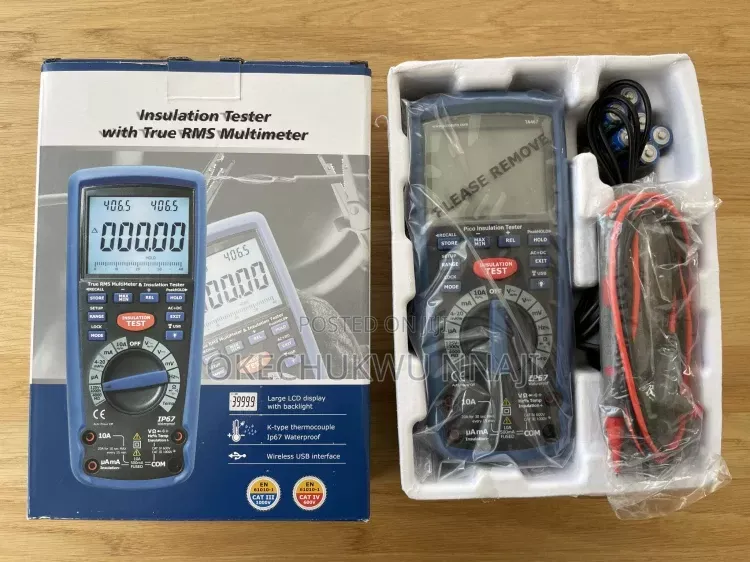 Digital Insulation Resistance Tester Ac Dc Ta467 Ev Electric Vehicle