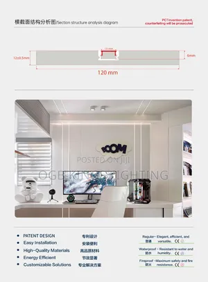 Easy Installation Gypsumboard With Aluminum Profiles