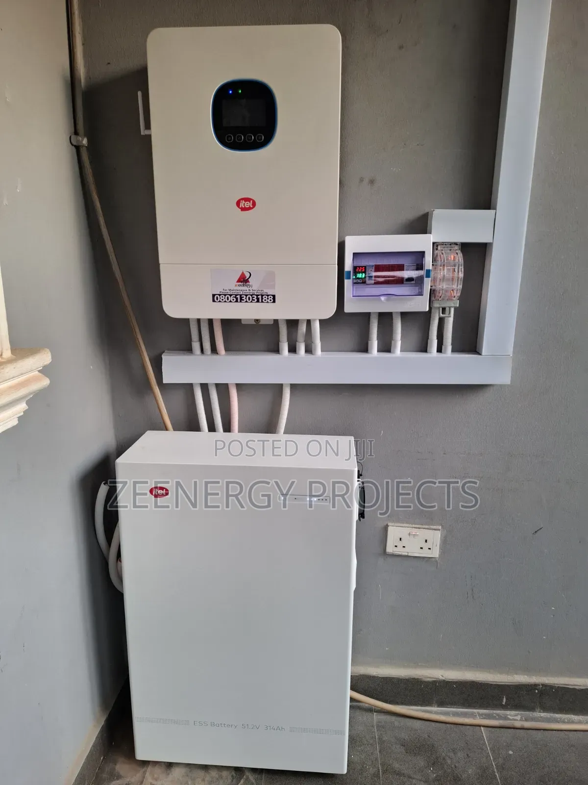 8kwh Inverter With 16kwh Lithium