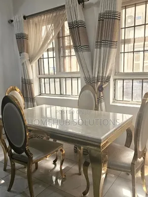 6 Royal Marble Seater Dining Set