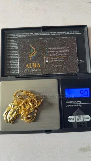 Brand New [] Gold Jesus Piece Pendant With [Chain Type] Necklace