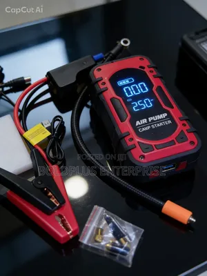 Multi Function Portable Jump Starter And Tire Inflator